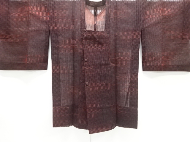 JAPANESE MICHIYUKI COAT FOR SUMMER / WOVEN STRIPE